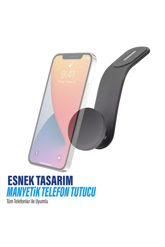 Torpido Üzeri Mıknatıslı Telefon Tutucu Manyetik Ayarlanabilir Esnek Tasarım - Görsel 2