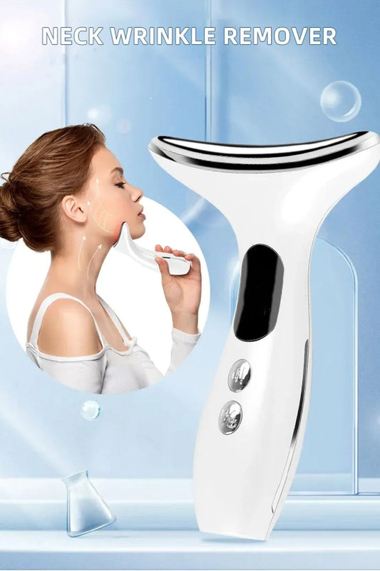 Yüz Ve Boyun Masaj Aleti - EMS Güzellik Cihazı - Sıkılaştırıcı Etkili -Kırışıklık Karşıtı Bakım - Görsel 2