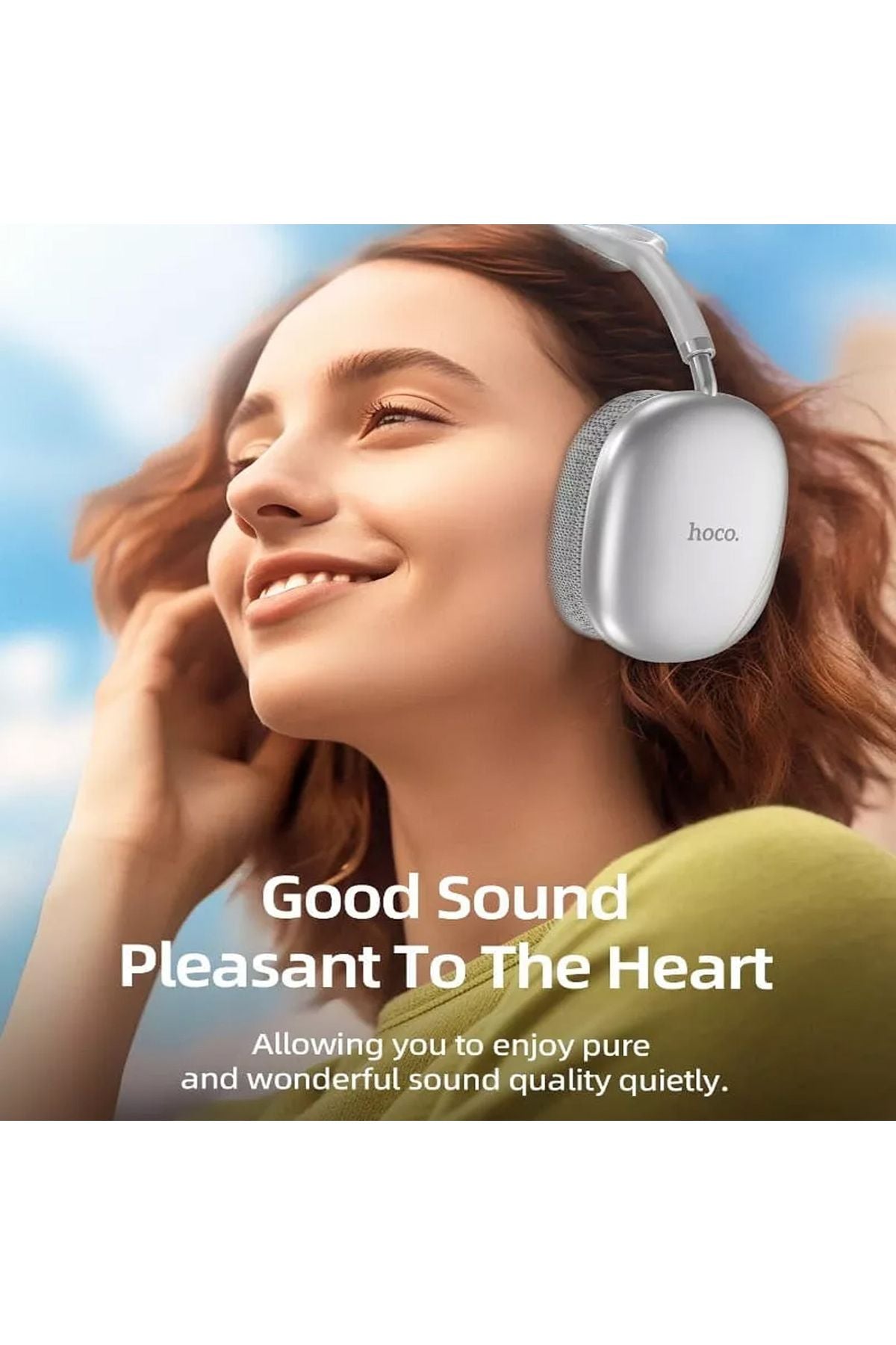 Bluetooth Kablosuz Kulaklık 45 Saat Kullanım Süresi Premium Kalite - Görsel 6