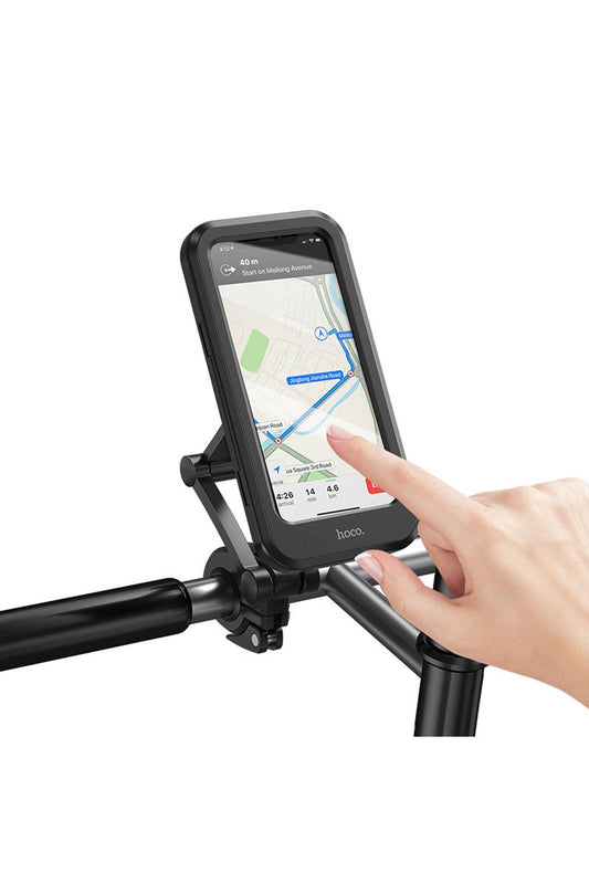 Motosiklet Scooter Telefon Tutucu Su Geçirmez Şarj Girişi Açık - Görsel 2