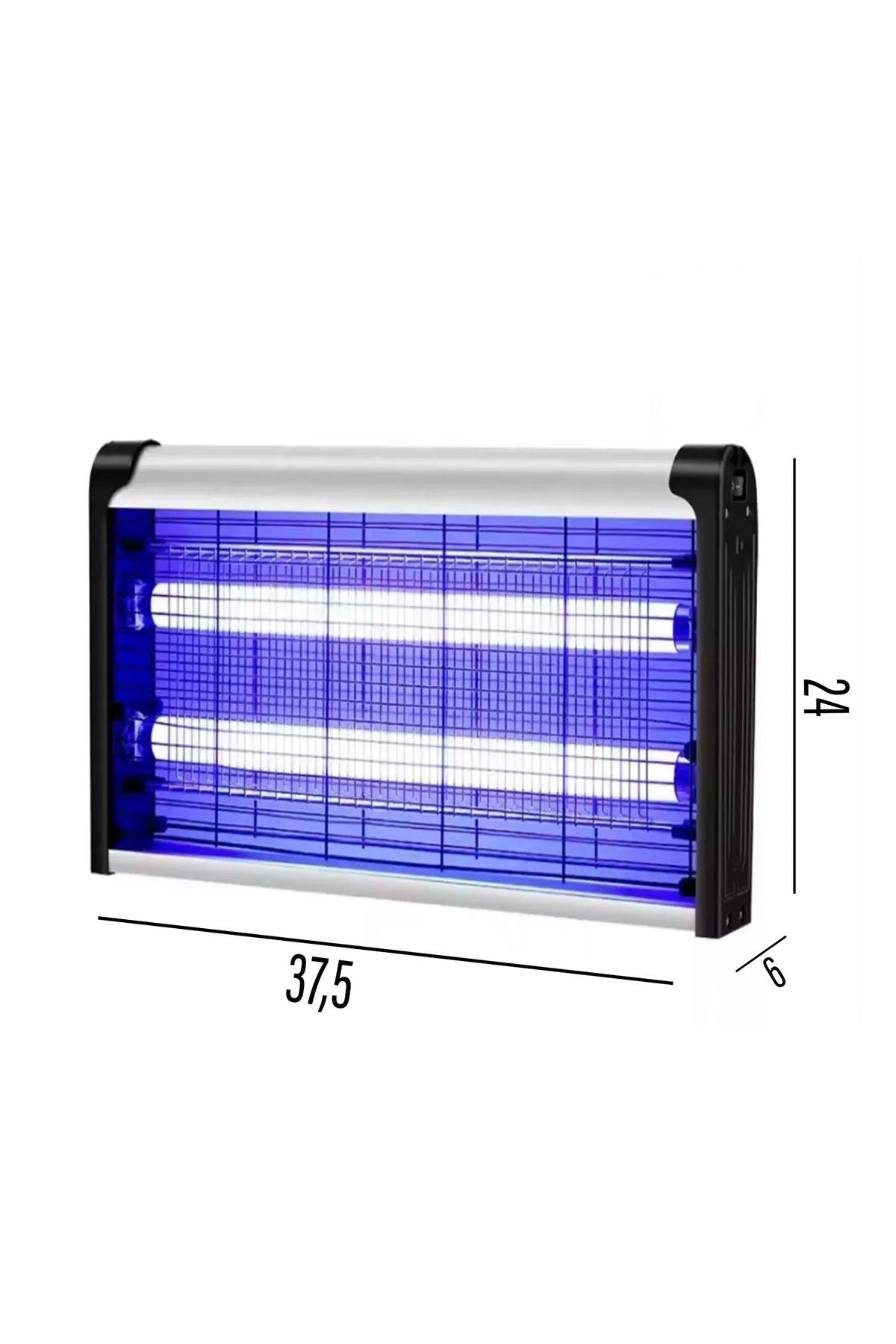 Elektrikli Sivrisinek Yok Edici Sinek Öldürücü Mavi Işık 6W 2000V Iki Led Asılabilir Zincir Askı - Görsel 7