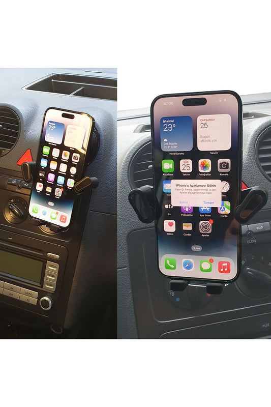 Araba Torpido Üzeri Havalandırma Izgarası İçin Araç Telefon Tutucusu - Görsel 2