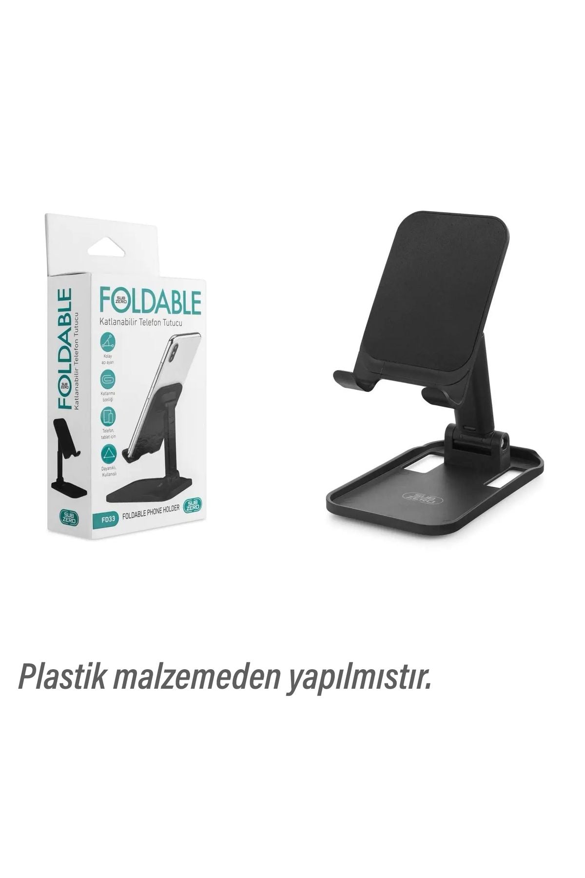 Masaüstü Telefon Tutucusu | Plastik - Görsel 3
