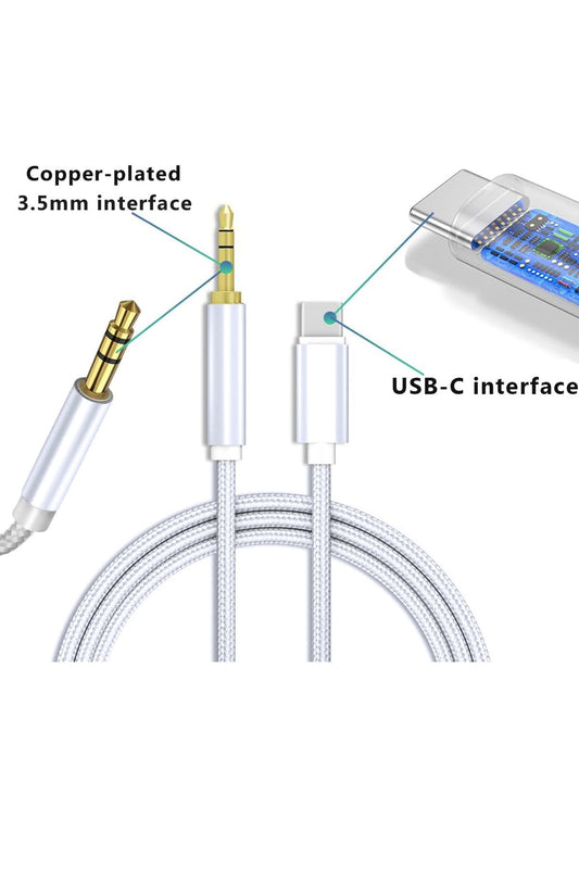İpad 10. Nesil uyumlu AUX Kablo Ses Dönüştürücüsü Hasır Type-C Çeviricisi - Görsel 2