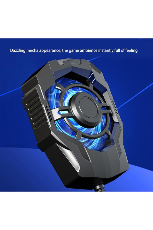 Gaming Cep Telefon Hava Soğutma Fanı 5500 Rpm Radyatör Soğutucu İos Android Pubg Soğutucu Uyumlu - Görsel 2