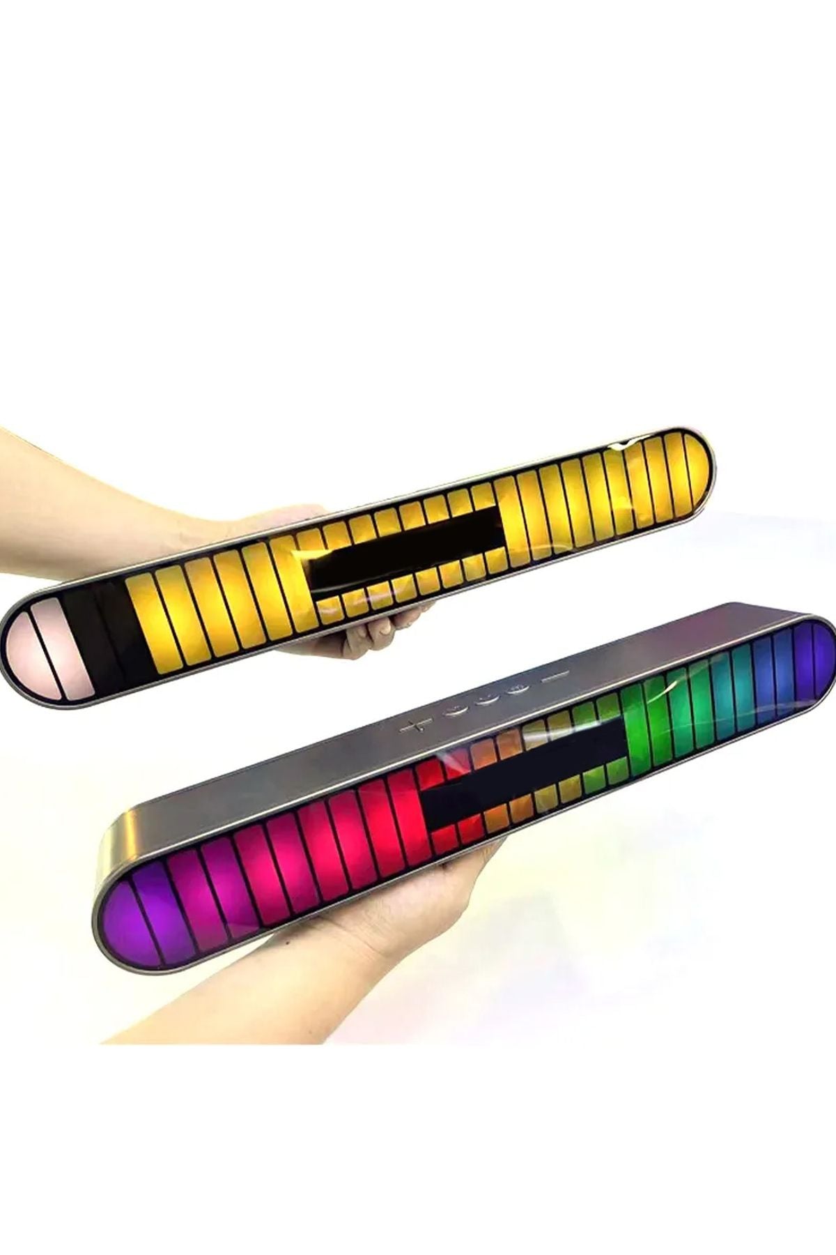 RGB Işıklı Bluetooth Hoparlör TWS Çift Hoparlör Bağlantı Speaker Kaliteli Ses Bombası 1800 mAh - Görsel 7
