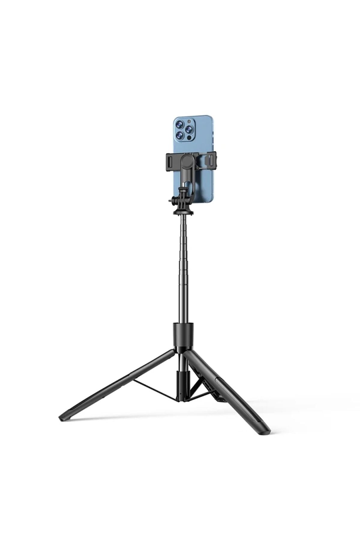 Monopod Tripod Selfie Çubuğu Bluetooh Uzaktan Kumandalı 158cm - Görsel 5
