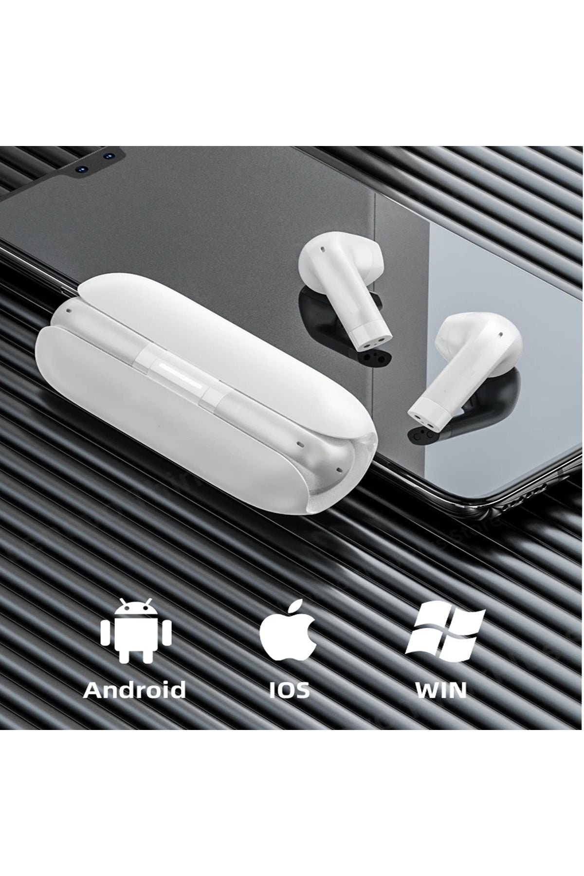 Yeni Jenerasyon Kulak Içi Bluetooth Kulaklık Wireless 5.3 300 Mah Stereo Kulaklık - Görsel 3