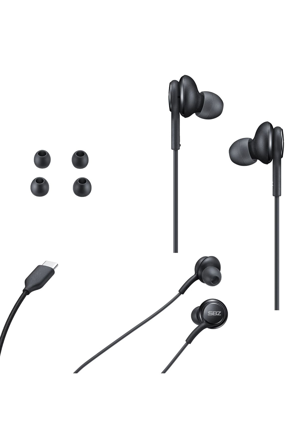 Type-C Mikrofonlu Kulaklık Samsung S23 - S23 fe - S23 Ultra - S23+ Plus Uyumlu - Görsel 3