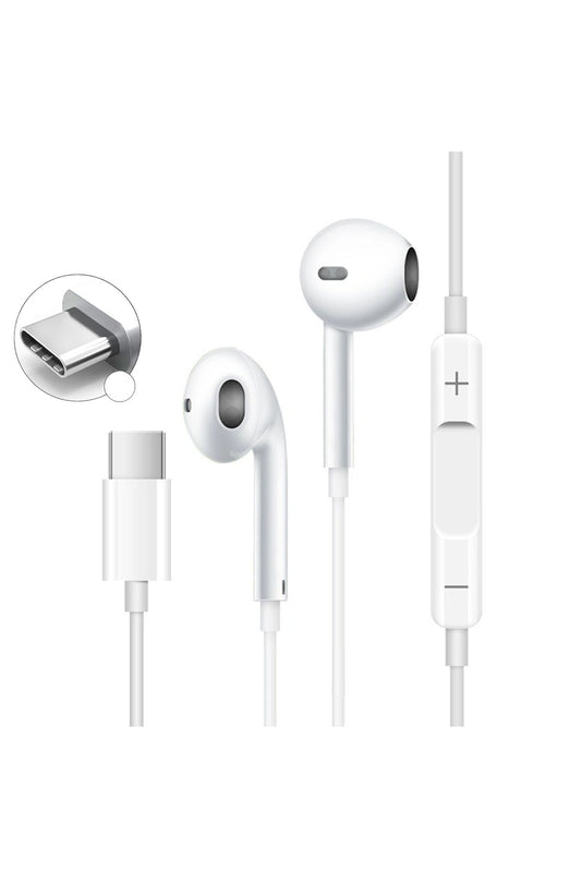İPhone15 - 15 PRO - 15 PRO MAX - 15 PLUS Uyumlu Kulaklık Mikrofonlu Type-C Kulaklık Tak Çalıştır - Görsel 3