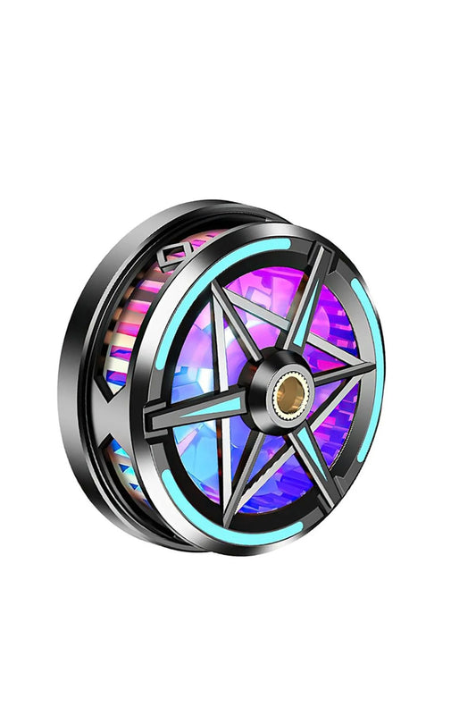 Manyetik Gaming Cep Telefon Hava Soğutma Fanı Metal Radyatör Soğutucu İos Android Pubg Gaming Uyumlu - Görsel 2