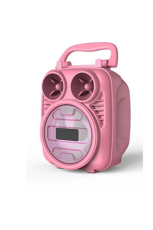 Kablosuz Bluetooth Hoparlör Speaker Telefon Tutucu Rgb Hoparlör Renkli Işıklı Ses Bombası 5W - Görsel 2