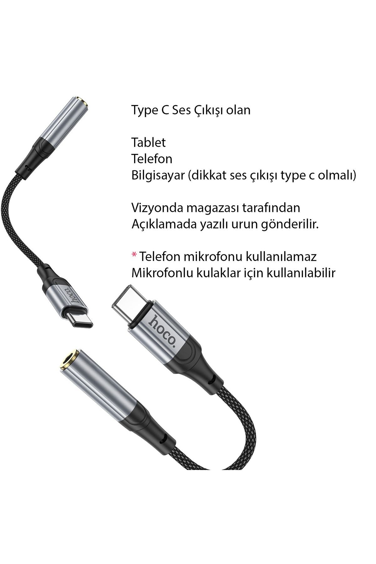 Xiaomi Mi 15 - 15 Ultra - 15 Pro Kulaklık Dönüştürcü Type C AUX Çevirici - Görsel 2