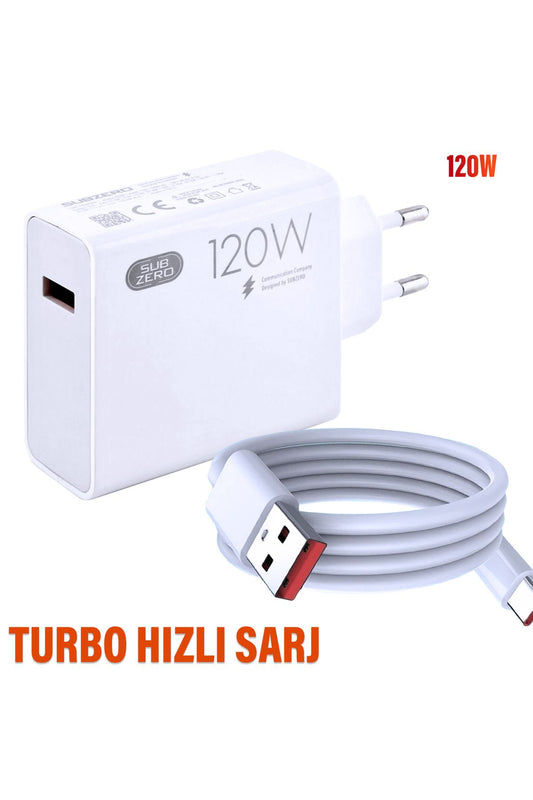 POCO F6 - POCO F6 Pro Turbo Hızlı Şarj Aleti 120W Type-C HIZLI Şarj ve Kablosu - Görsel 3