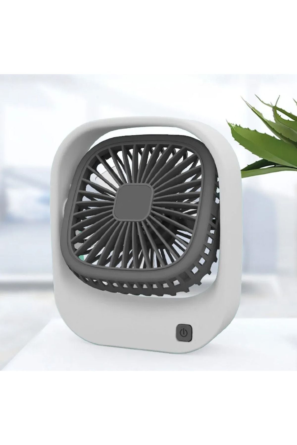 Masaüstü Taşınabilir Mini Fan Şarj Edilebilir Fan Soğutucu 3 Kademe 250 mAh Turbo Fan - Görsel 3