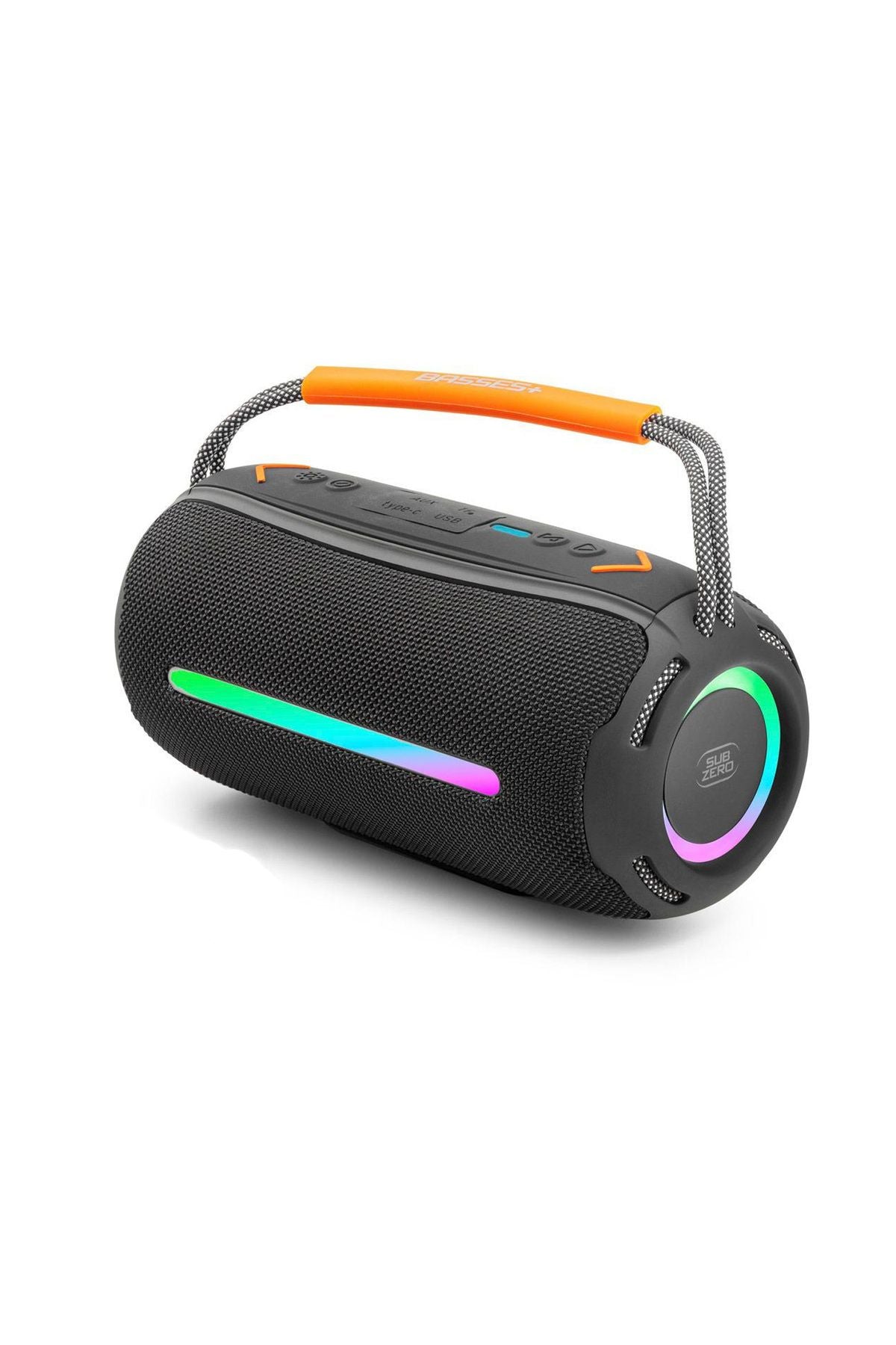 TWS Yüksek Kalite IPX5 Su Geçirmez Bluetooth Hoparlör RGB Işıklı Speaker Ses Bombası - Görsel 3