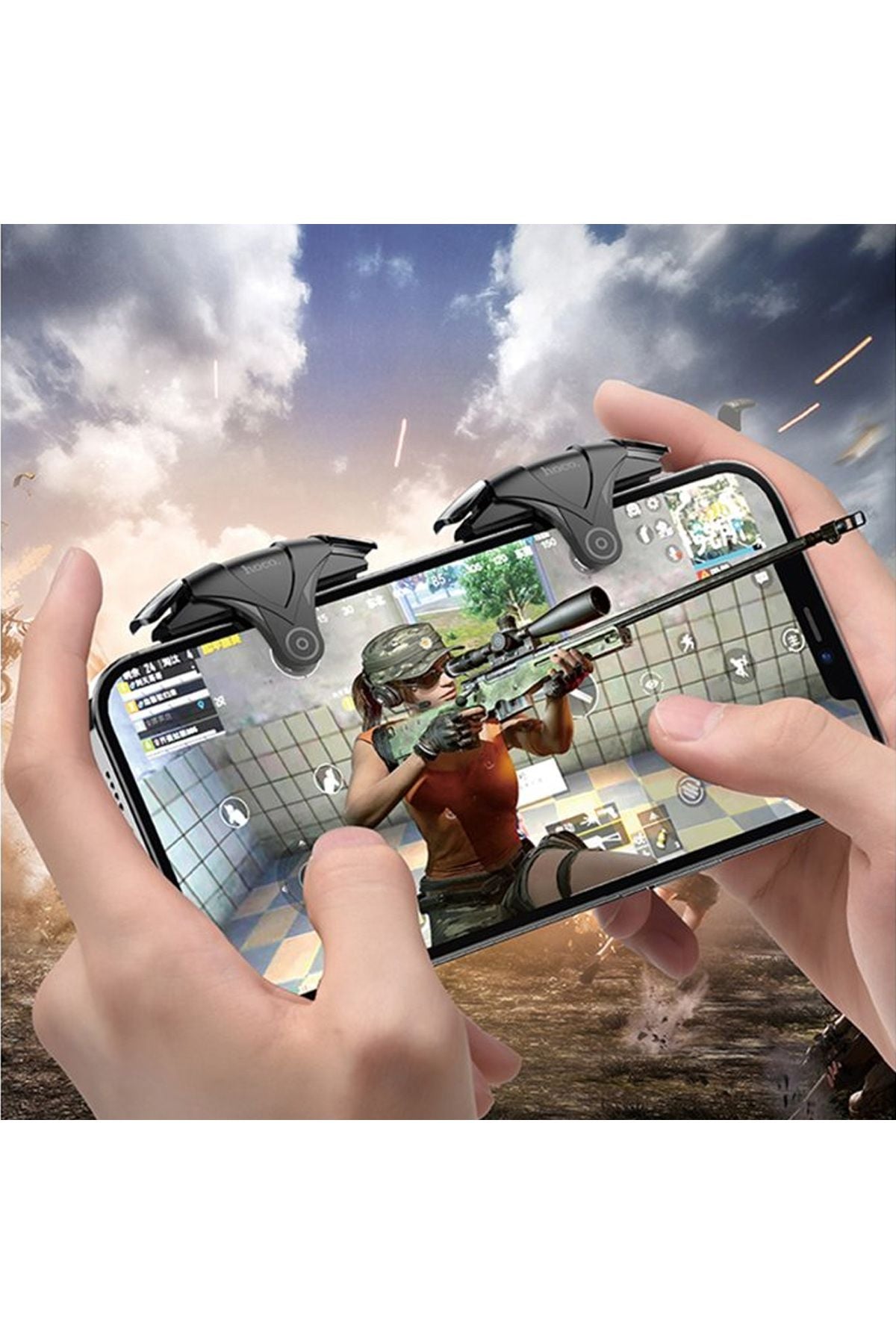 Pubg Nişan Ve Tetik Tuşu Oyun Tetikleri Profesyonel Gamer Mobil Oyun Konsolu Çeşitli Oyunlarla Uyum - Görsel 4