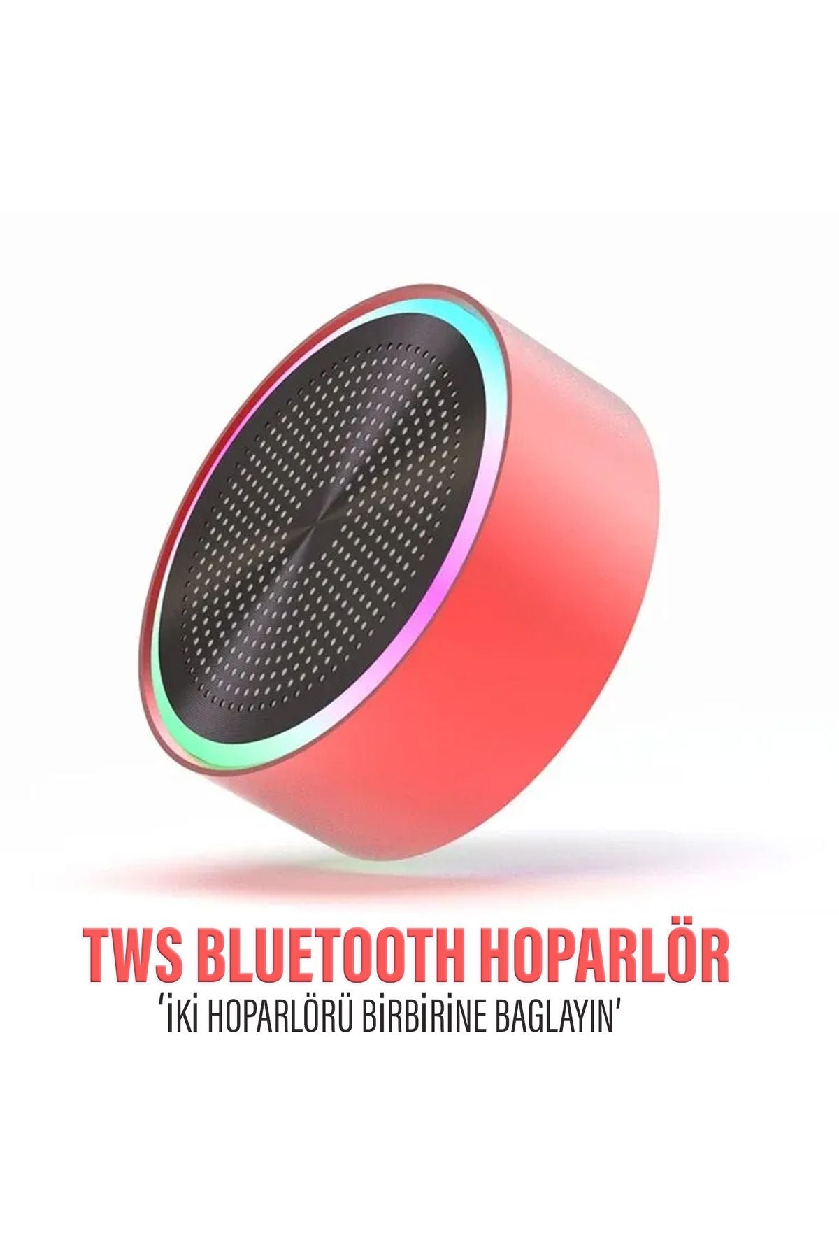 Mini Bluetooth Hoparlör Ses Bombası TWS Çift Hoparlör Bağlantısı