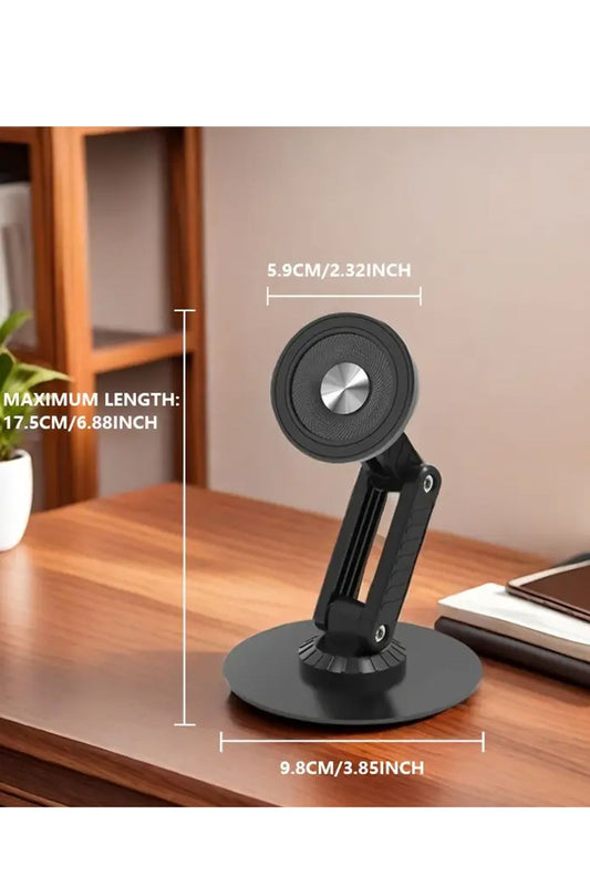 Masaüstü Telefon Tutucu Magsafe Mıknatıslı Metal Taban 360 Derece - Görsel 2