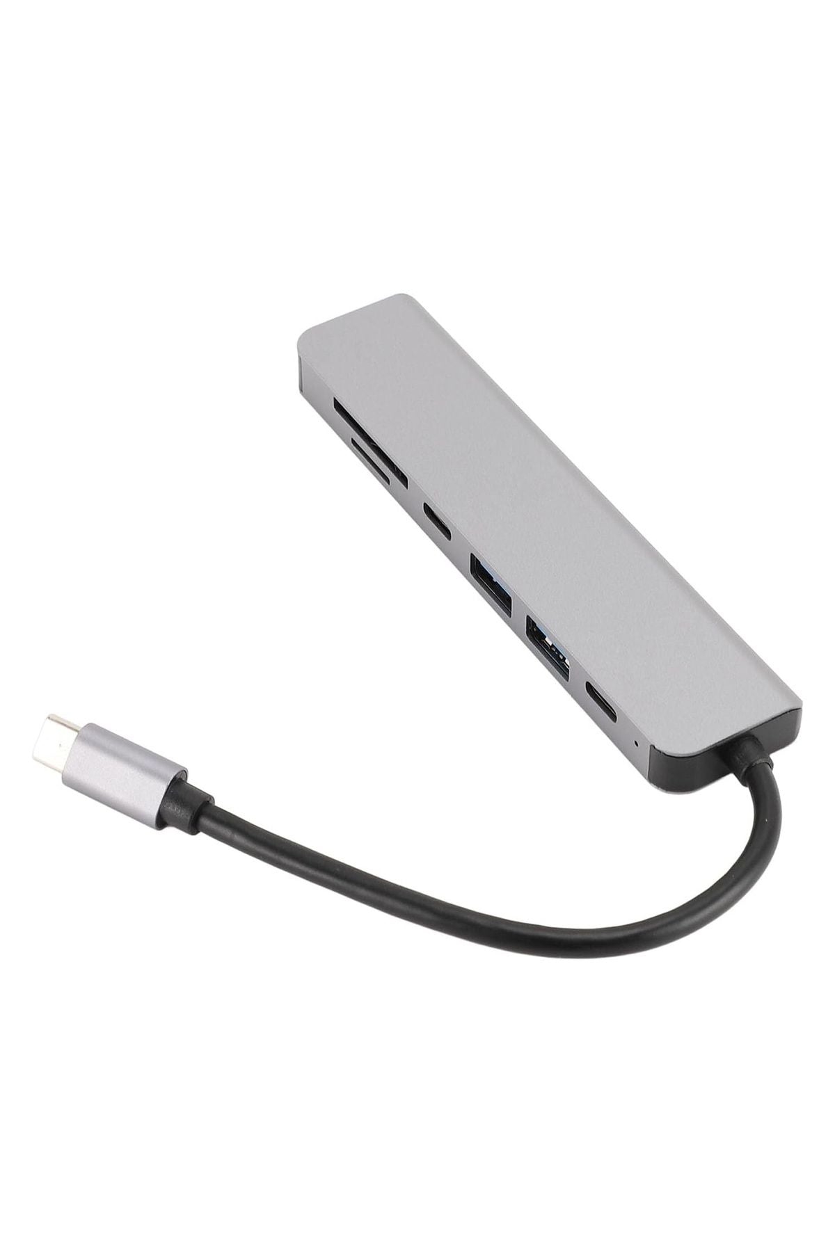 7in1 Type-C HDMI Çevirici Hub Çoklayıcı Tablet-PC-Telefon-TV Adaptör HDMI 4K/USB/TF/SD/TYPEC Giriş - Görsel 7