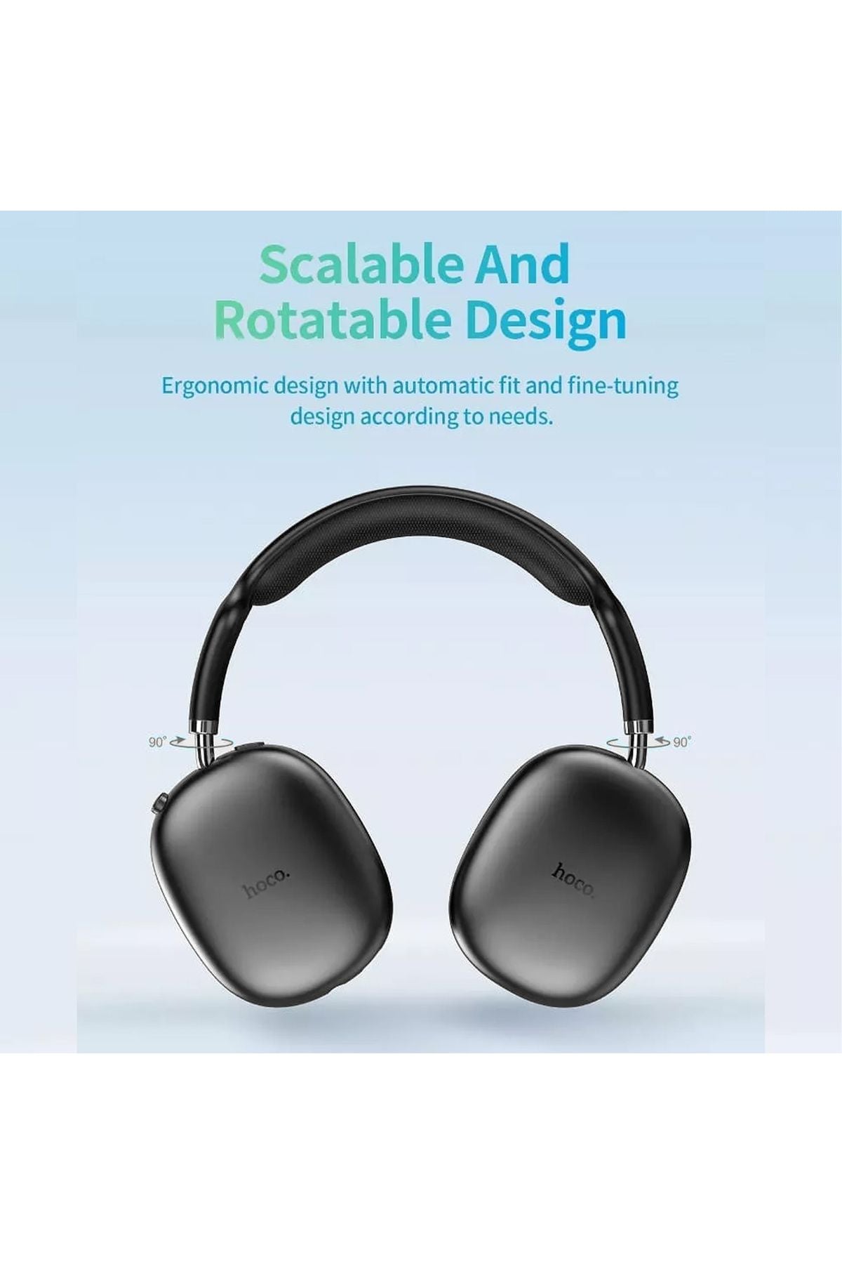 Bluetooth Kablosuz Kulaklık 45 Saat Kullanım Süresi Premium Kalite - Görsel 4