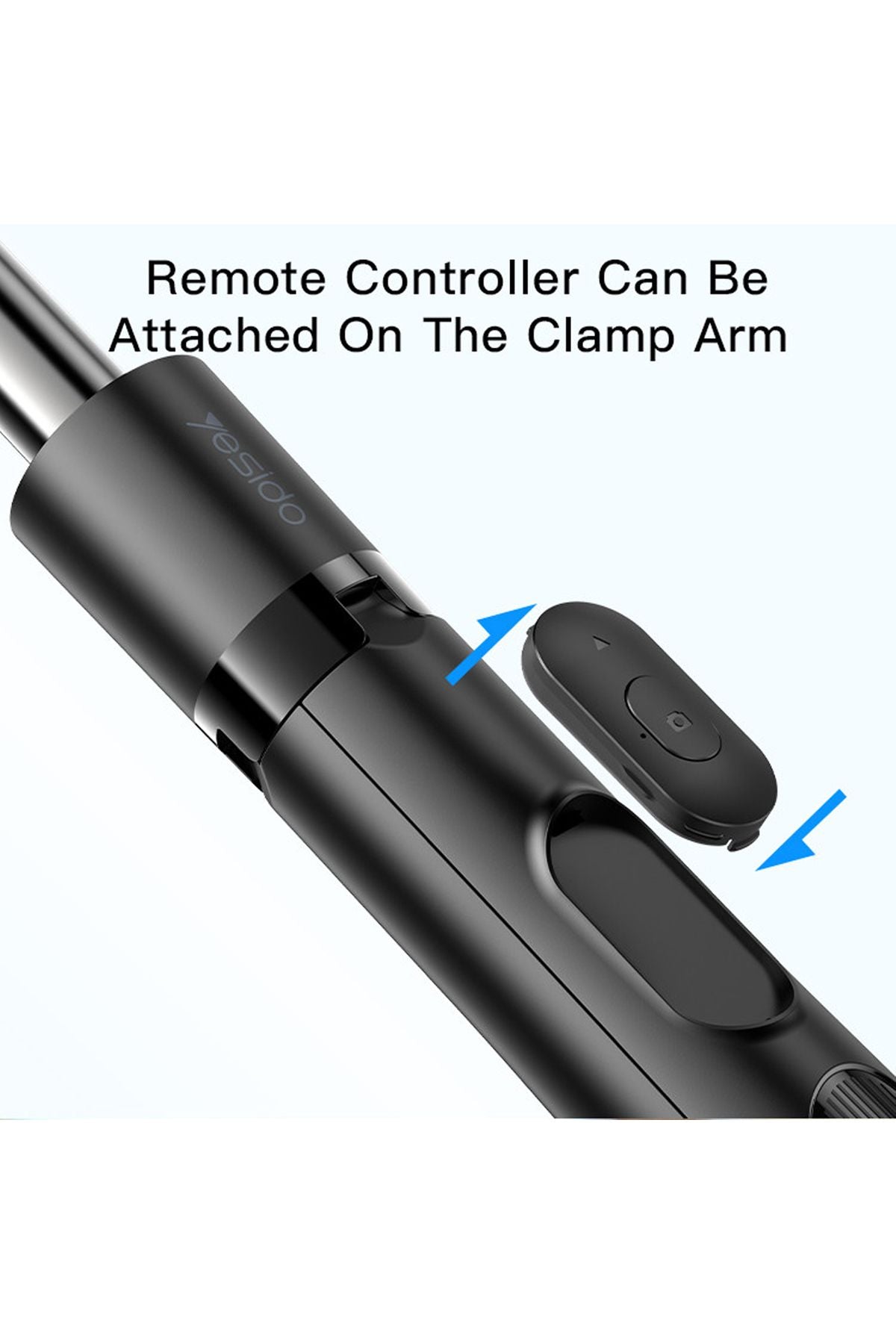 Monopod Tripod Selfie Çubuğu Bluetooh Uzaktan Kumandalı 158cm - Görsel 3