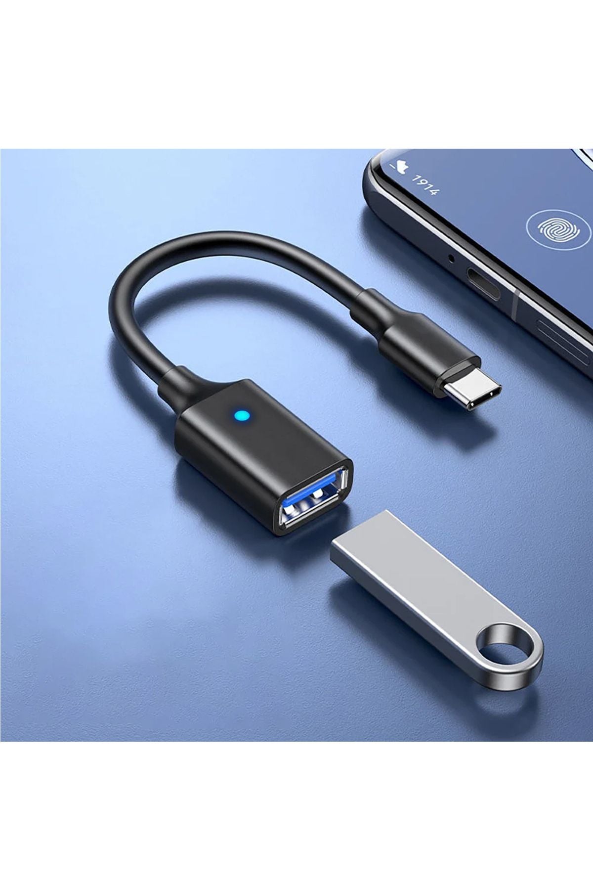 Type-C USB 3.0 Çevirici Kablo OTG 5 Gbps Hızlı Veri Aktarıcı Type C Dönüştürücü Kablo - Görsel 4