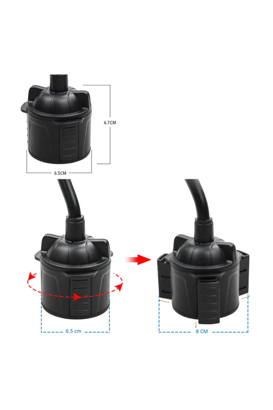 Araba Telefon Tutacağı Bardaklık Telefon Tutucu - Görsel 2