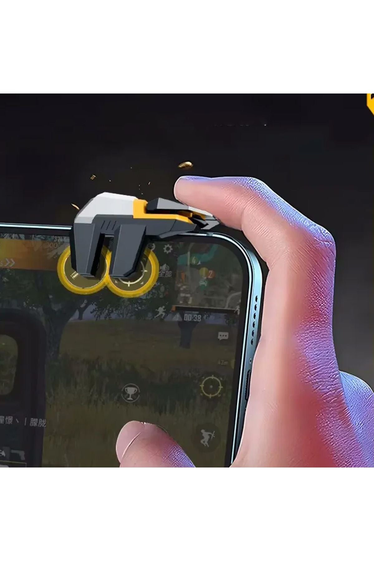 Oyun Nişan Ve Tetik Tuşları Oyun Tetikleri Gamer Oyun Konsolu Yüksek Hassasiyetli 6 Parmak - Görsel 3