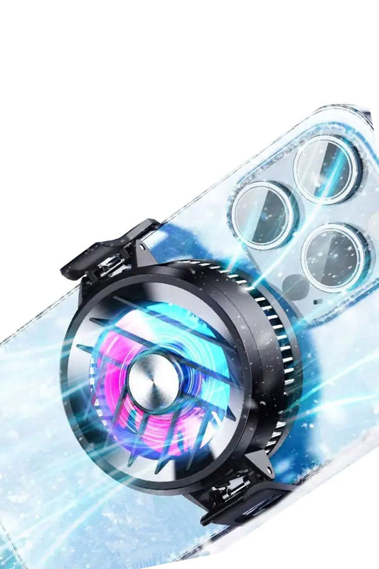 Oyuncu Telefon Hava Soğutma Fanı Radyatör Sessiz Fan Telefon Soğutucu Tak Çalıştır - Görsel 2