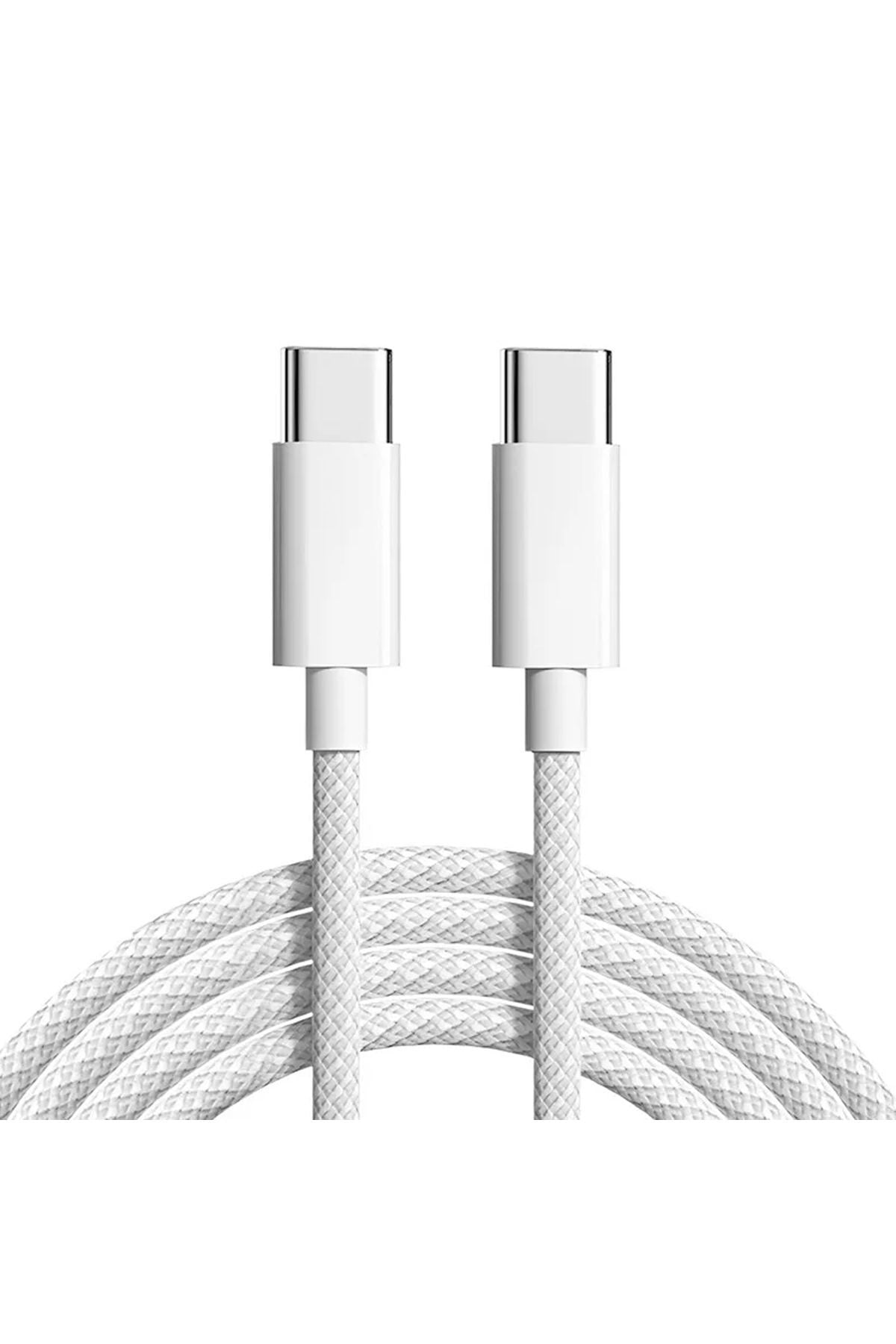 Samsung M15 M23 M33 M34 M51 Hızlı Şarj Kablosu Type-C den Type-C ye Şarj Kablosu - Görsel 6