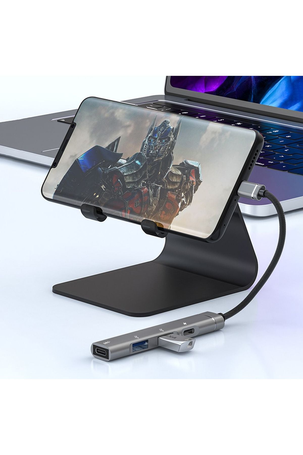 4IN1 Type C Çevirici USB Dönüştürücü Çoklayıcı Tablet Bilgisayar Telefon Type-C USB Çoklayıcı HUB - Görsel 4