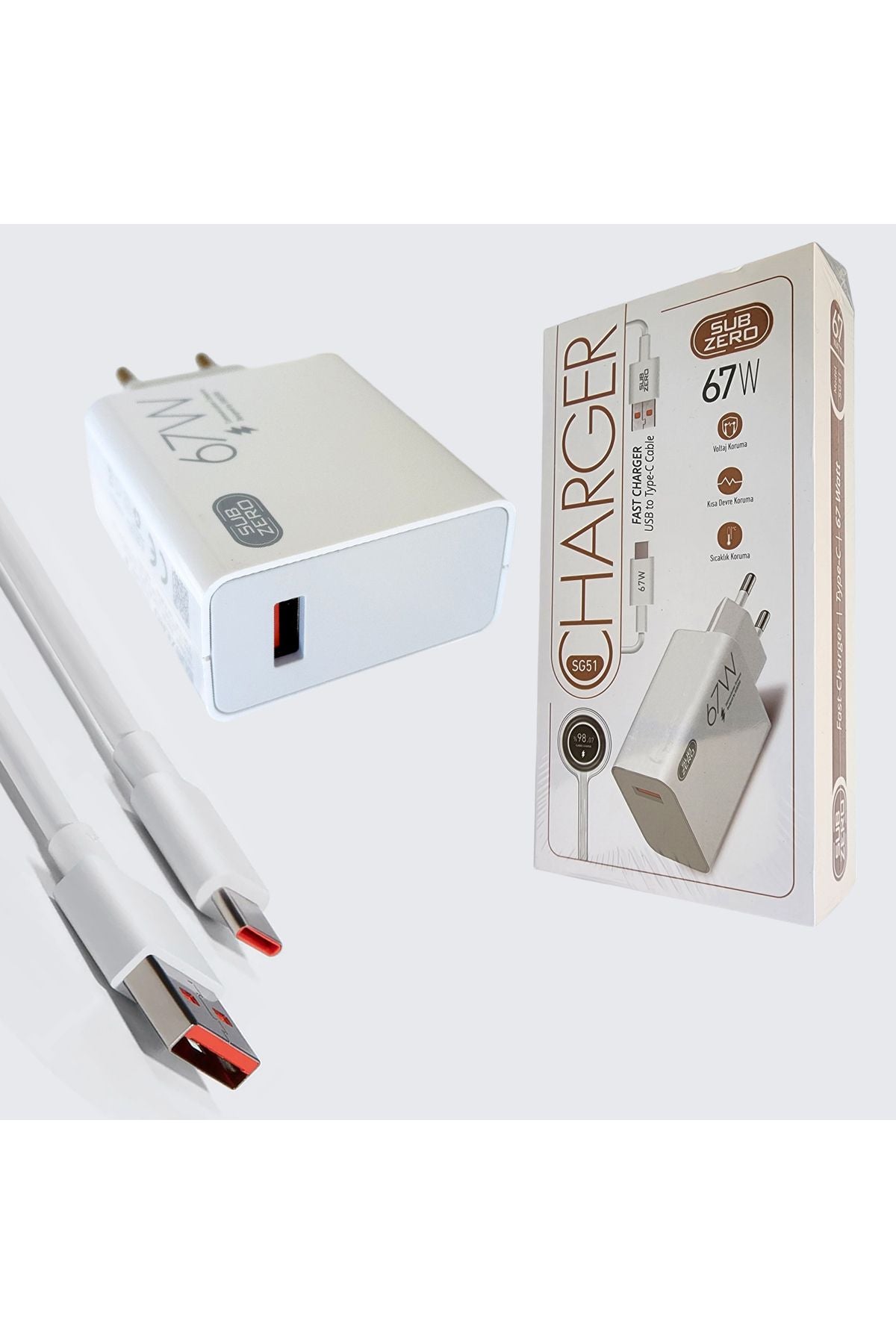 Poco F4 GT - Poco X3 GT - Poco X4 GT - Poco X5 GT Uyumlu 67W Turbo Hızlı Şarj Aleti - Görsel 6