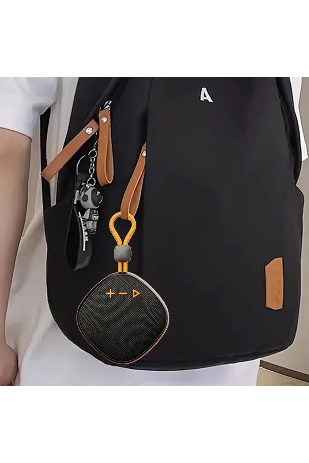 Yüksek Bass Bluetooth Hoparlör Ses Bombası TWS Çift Hoparlör Bağlantısı 1200 mAh Speaker - Görsel 5