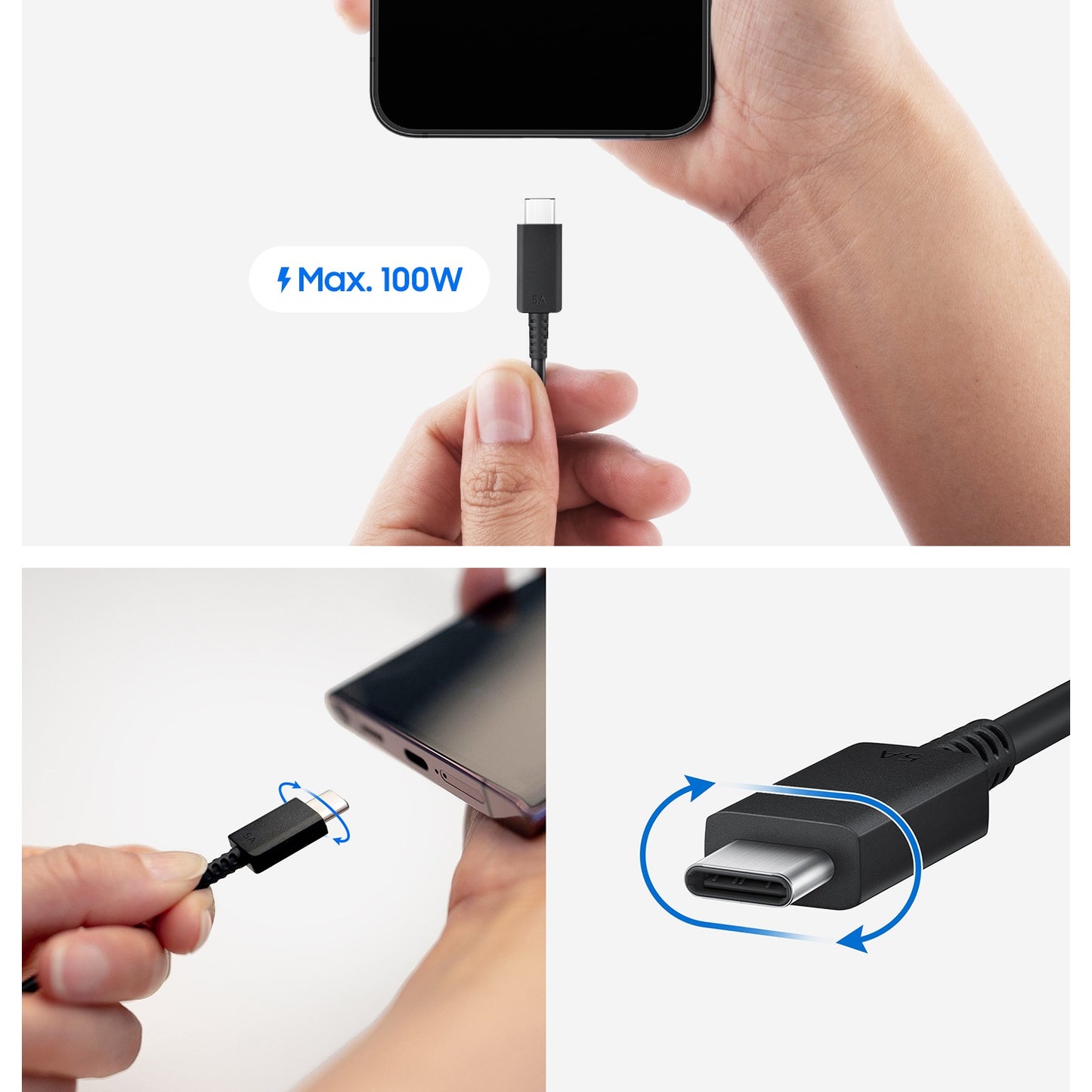 Samsung 45W DX510 Süper Hızlı Şarj Kablosu Orjinal Samsung Türkiye Garantili 1.8 Metre Uzun