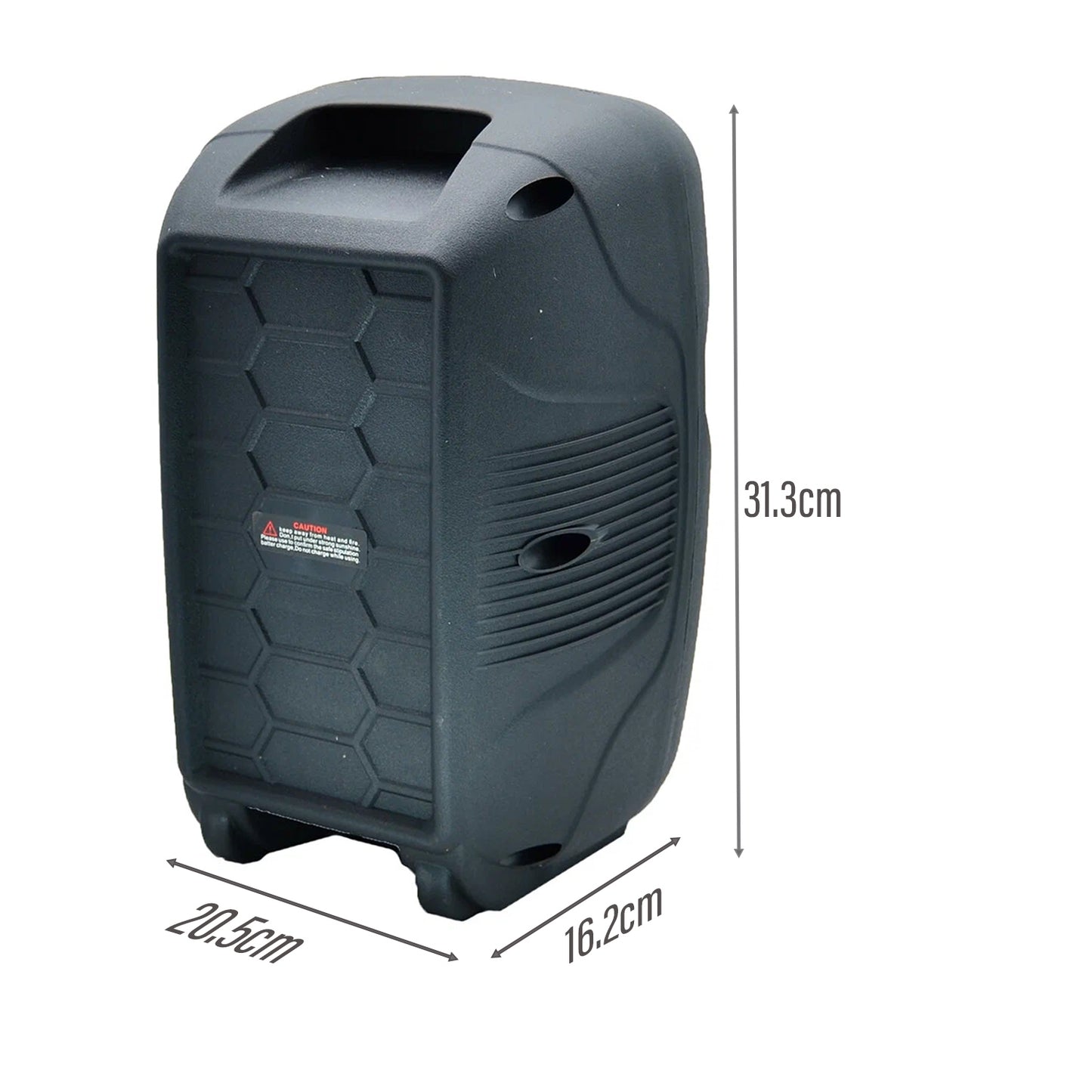 Bluetooth Hoparlör 6.5" Kablosuz Speaker Mikrofon Kumanda Subzero KTS1061