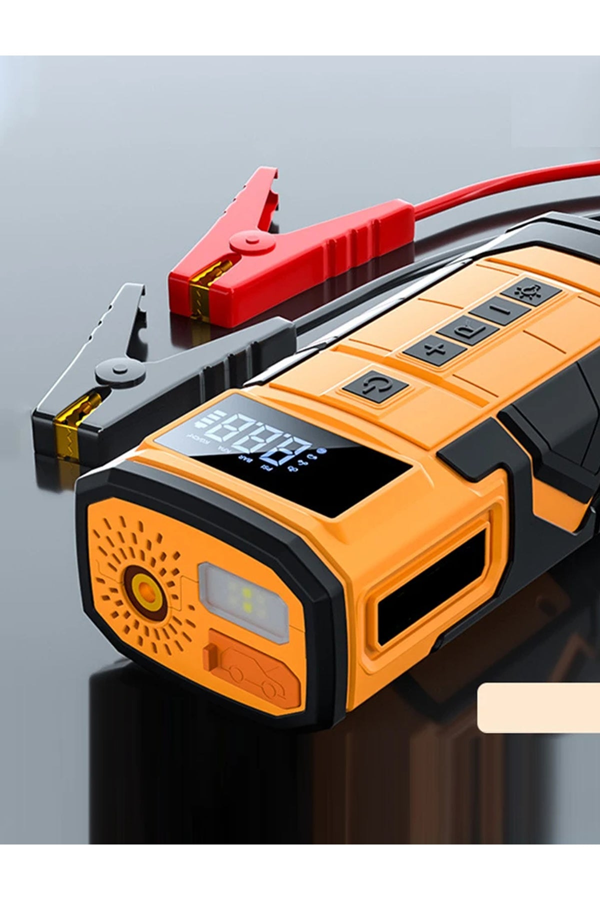 Akü Takviye Cihazı Hava Kompresörü Lastik Şişirme 150PSI 800A Güç 8000mAh Powerbank