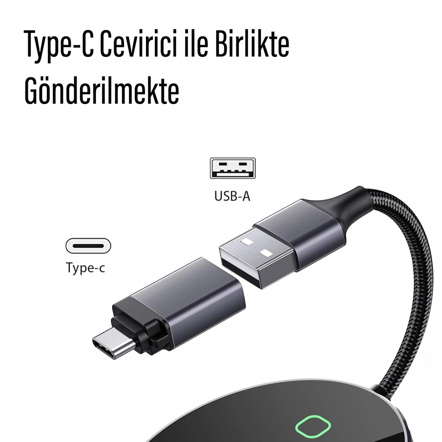 CarPlay ve Android Auto Kablosuz Bağlantı Adaptörü Sunix CAR-20