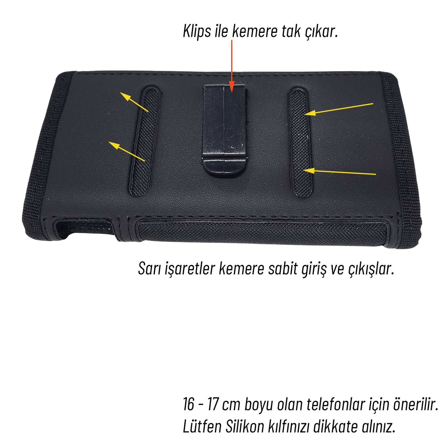 Bel Kemer Telefon Kılıfı Cırtlı
