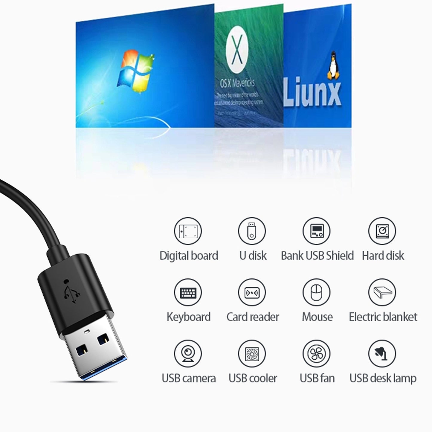 Hızlı USB Çoklayıcı 3.0 HUB USB Çoğaltıcı 4 Port 5 Gbps Hızlı Subzero WD70