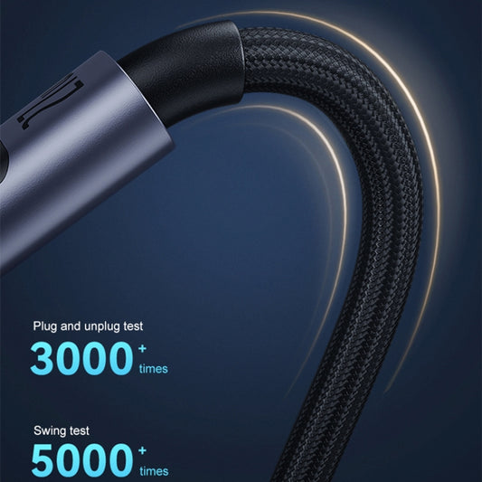 iPhone Lightning Hızlı Şarj Kablosu 120cm 27W Led Göstergeli Yesido CA157