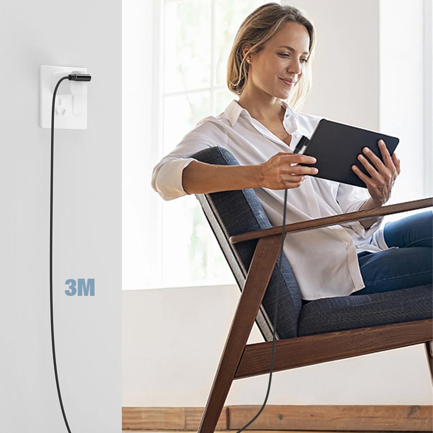 3 Metre TYPE C Şarj Kablosu HIZLI Şarj