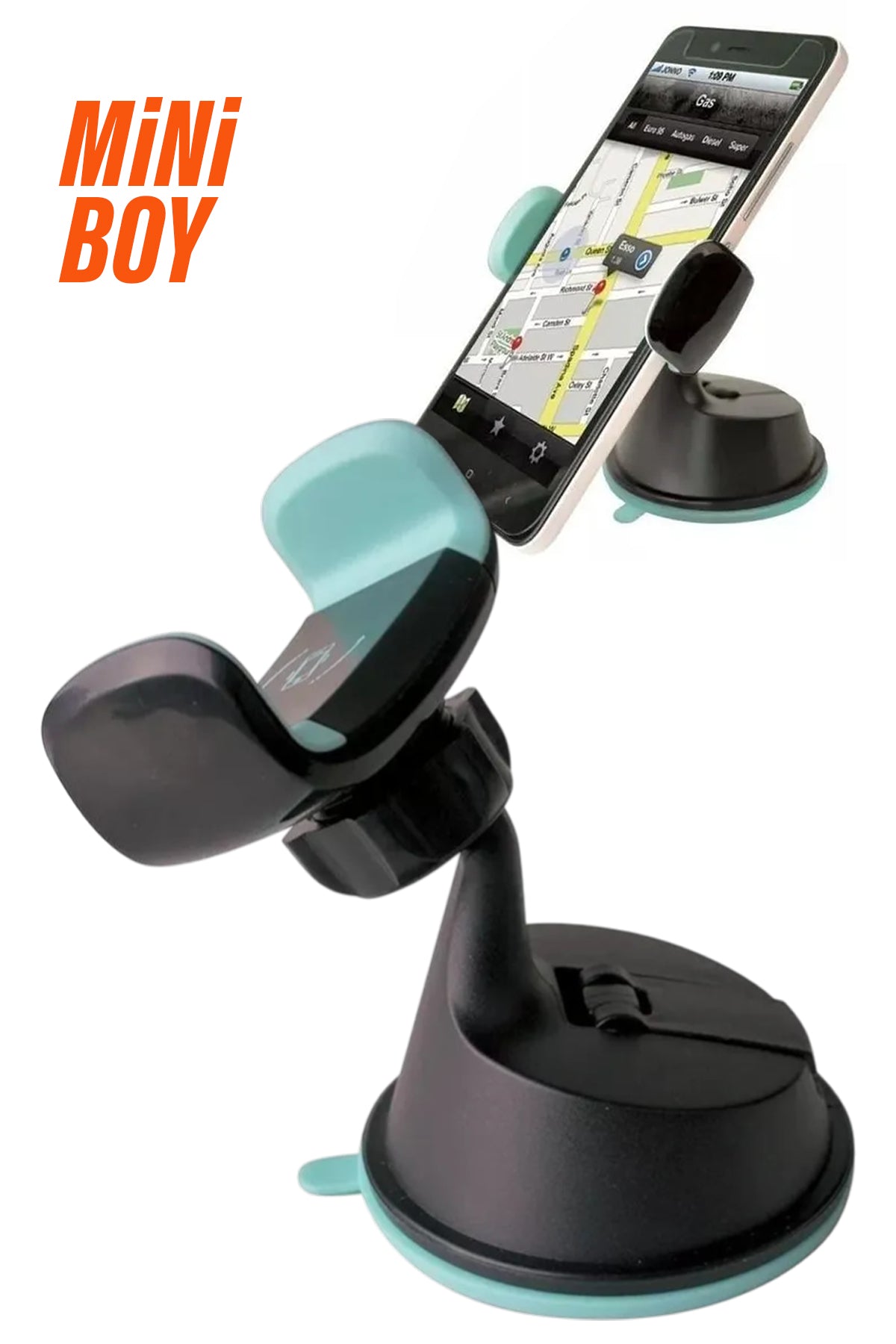Araç Telefon Tutucu Mini Boy Vantuzlu Cama Yapışan - Kalorifer Peket Tutucu