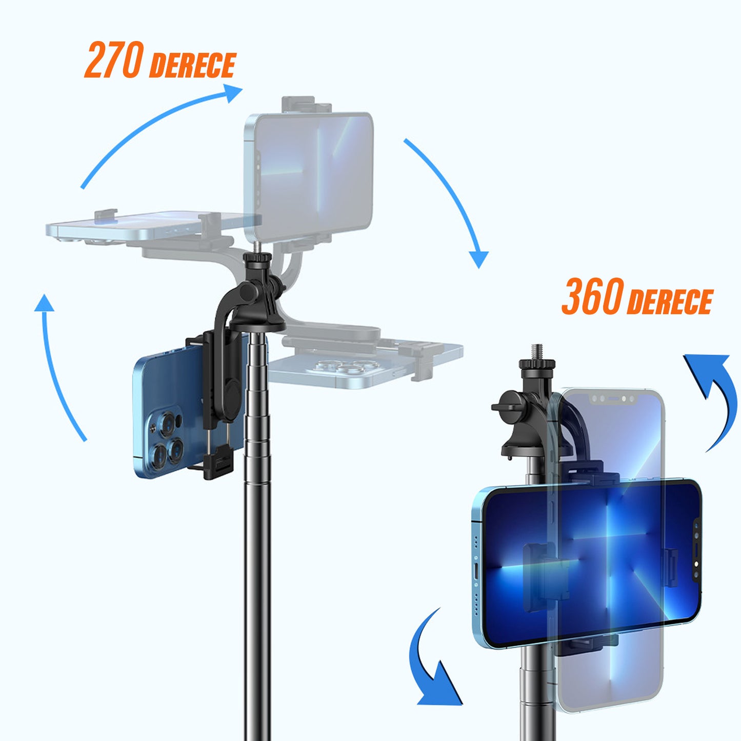 Monopod Tripod Selfie Çubuğu Bluetooh Uzaktan Kumandalı 158cm Yesido SF13