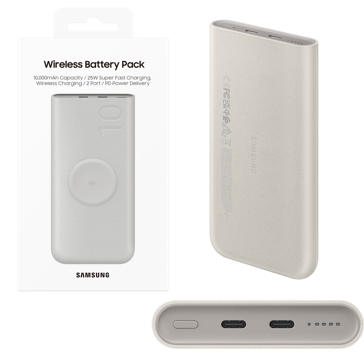 Samsung Kablosuz Powerbank 10000mAh 25W Süper Hızlı Şarj Orjinal Samsung EB-U2510XUEGWW