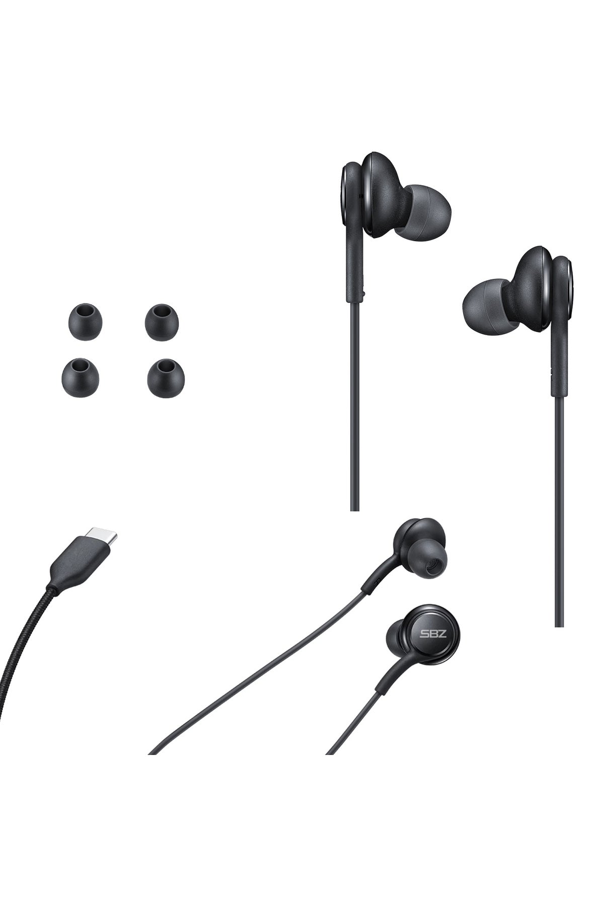 Samsung Gaxalxy A73 - A80 - A60 Type C Kulaklık Mikrofonlu