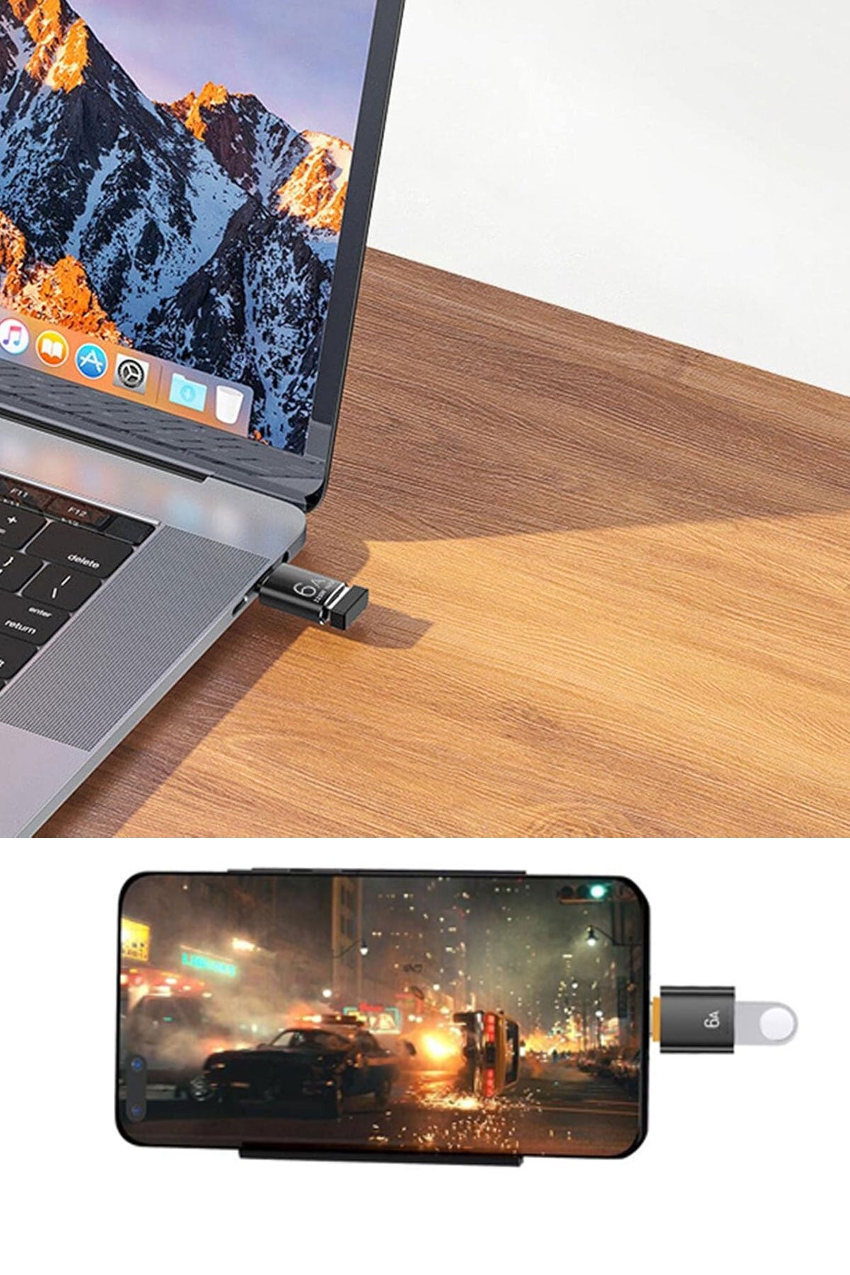 TYPE-C USB Çevirci OTG Dönüştürcü Type C Bilgisayar Telefon Tablet Yedekleme Dönüştürcüsü