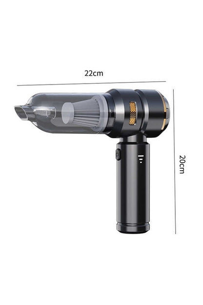 Araç Süpürgesi Kablosuz El Süpürgesi – 16000 Pa Güç, USB Type-C, Fırçasız Motor