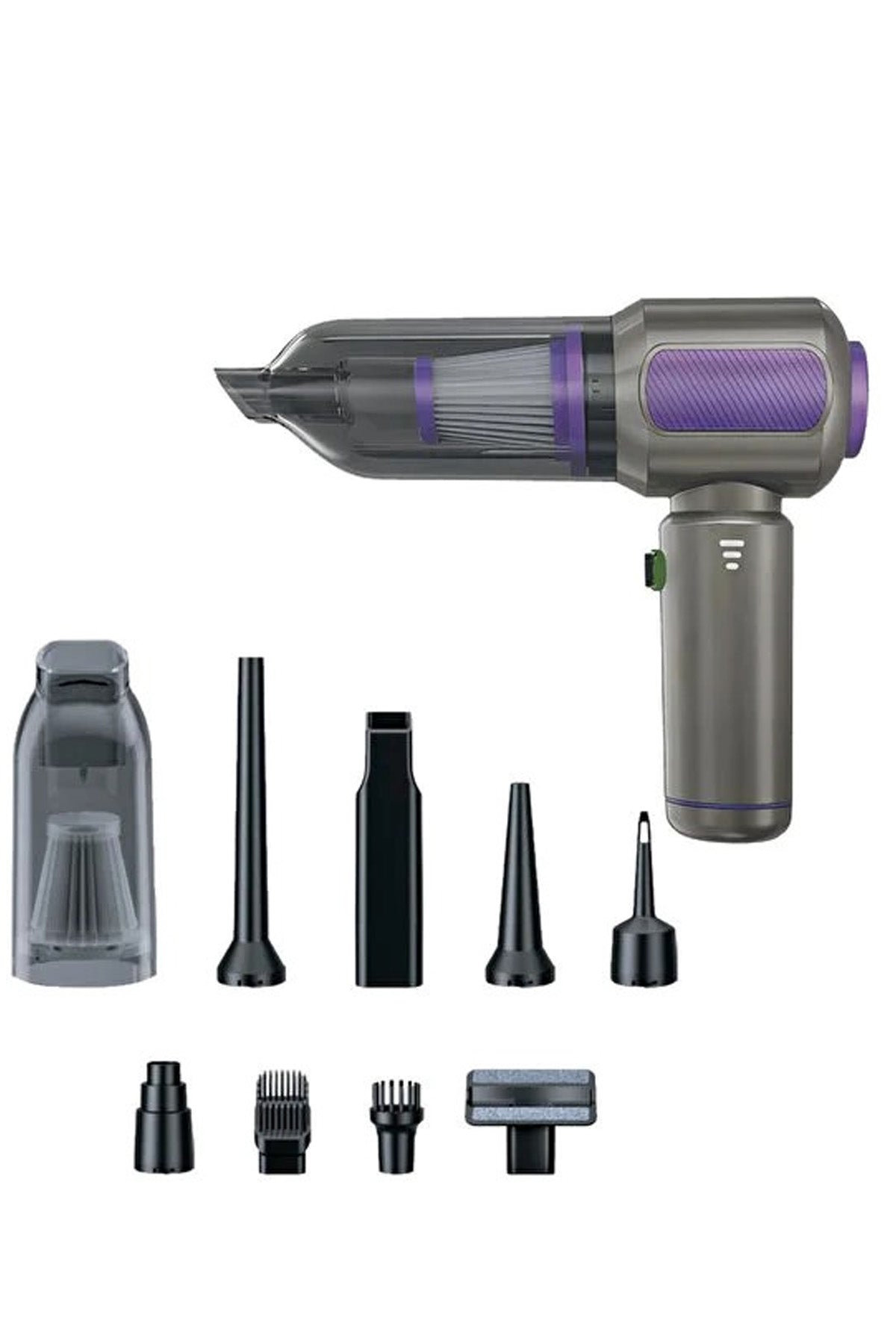 Şarjrlı Araç Süpürgesi Kablosuz Araç İçi Süpürge 17000Pa Vakumlu Şarjlı 6000mAh 100W Fırçasız Motor