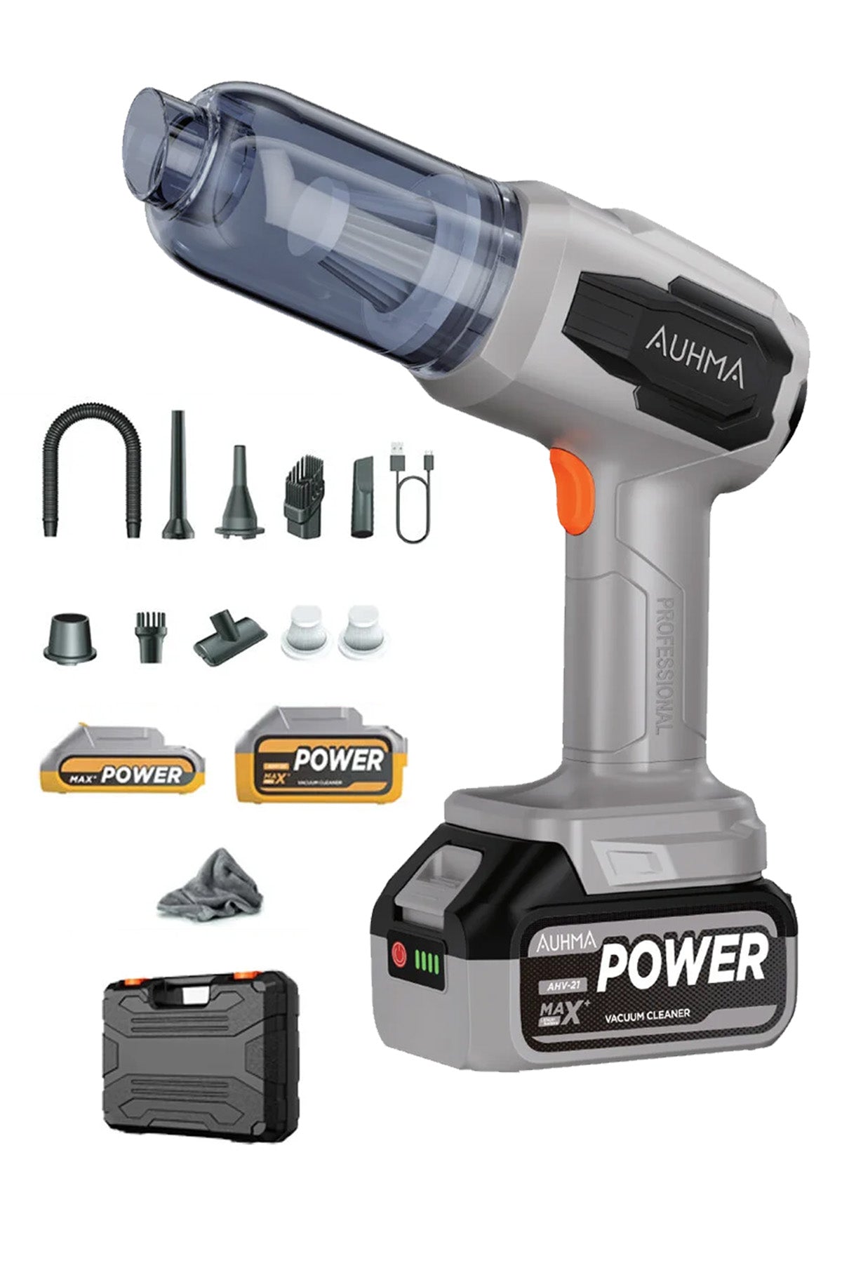 Şarjlı Araç Süpürgesi 20.000Pa Güçlü Araç İçi Mini El Süpürge Hava Üfleme Makinesi Yedek Filtreli